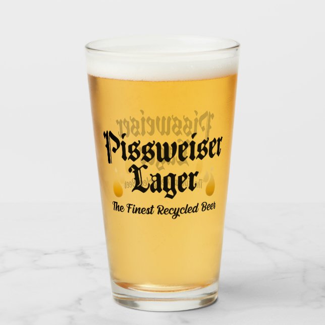 VERRE PISSWEISER (Devant (rempli))