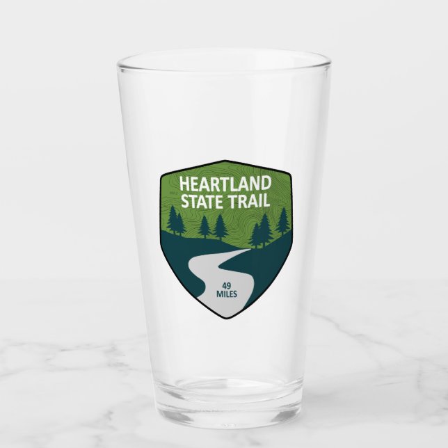 Verre Piste d'état de Heartland (Devant)