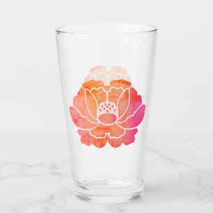 Verre pivoine