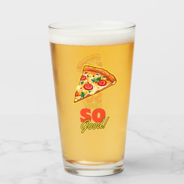 Verre Pizza Si Bien ! (Devant (rempli))