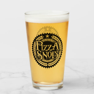Verre Pizza Snob - amusant amateur de pizza