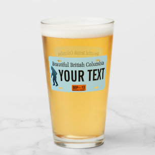 Verre Plaque de licence Sasquatch de la Colombie-Britann