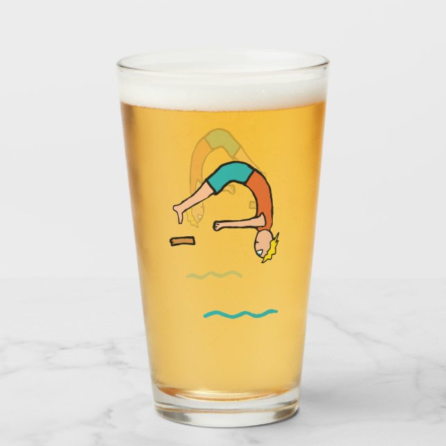 Verre Plongée en Springboard (Devant (rempli))