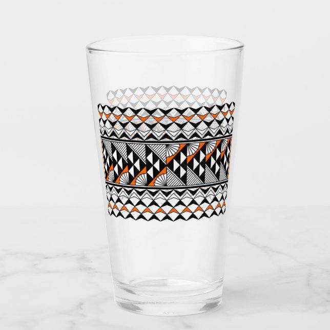 Verre Pluie et soleil en orange (Devant)