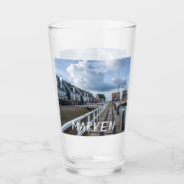 Verre Poche en bois à Marken, Pays-Bas (Devant)