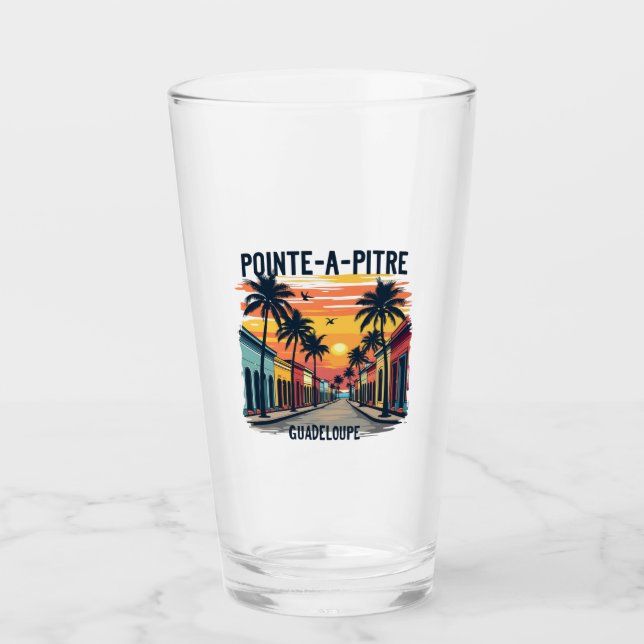 Verre Pointe-à-Pitre Sunset | Glass (Devant)