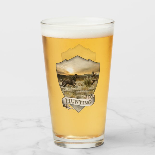 Verre pointeur allemand (Dos (rempli))