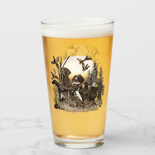 Verre Pointeurs germains (GSP) (Dos (rempli))