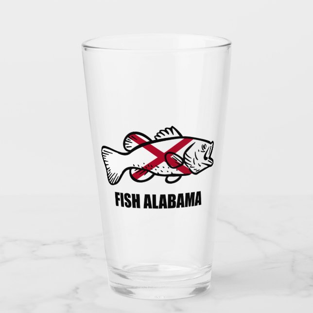 Verre Poisson Alabama (Devant)
