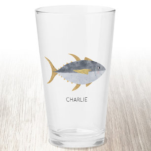 Verre Poisson de thon personnalisé