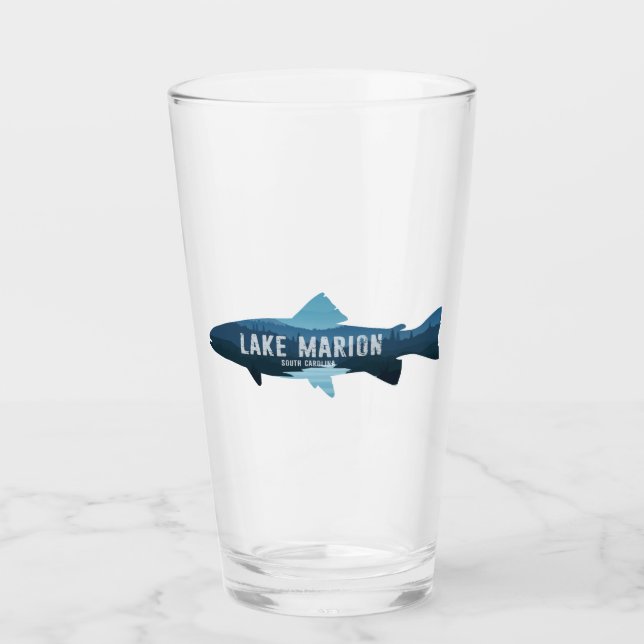 Verre Poisson du lac Marion en Caroline du Sud (Devant)
