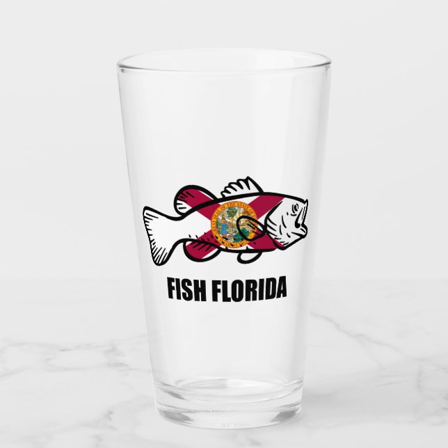 Verre Poisson Floride (Devant)