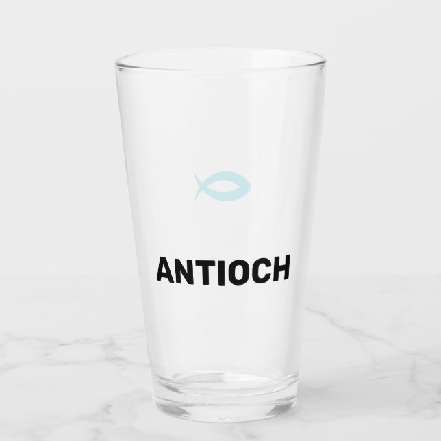 VERRE POISSON JÉSUS (Dos)