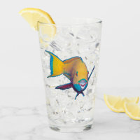 Poisson perroquet - Conception abstraite - Découpé