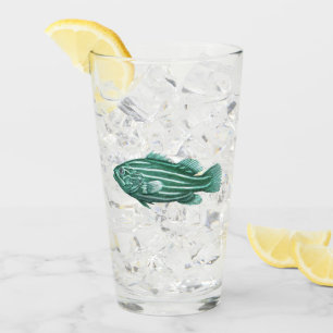 Verre Poisson vintage