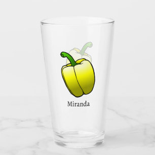 Verre Poivron Jaune Merveilleux