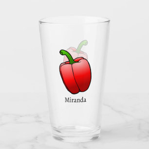 Verre Poivron Rouge