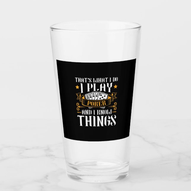 Verre Poker C'Est Ce Que Je Joue (Devant)