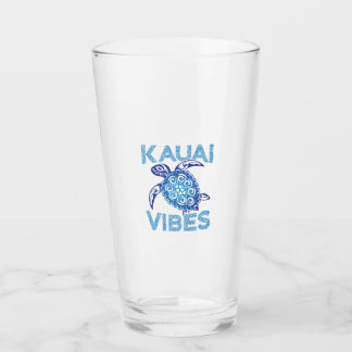 Verre Polynesian Blue Tribal Sea Turtle Kauai Vibes