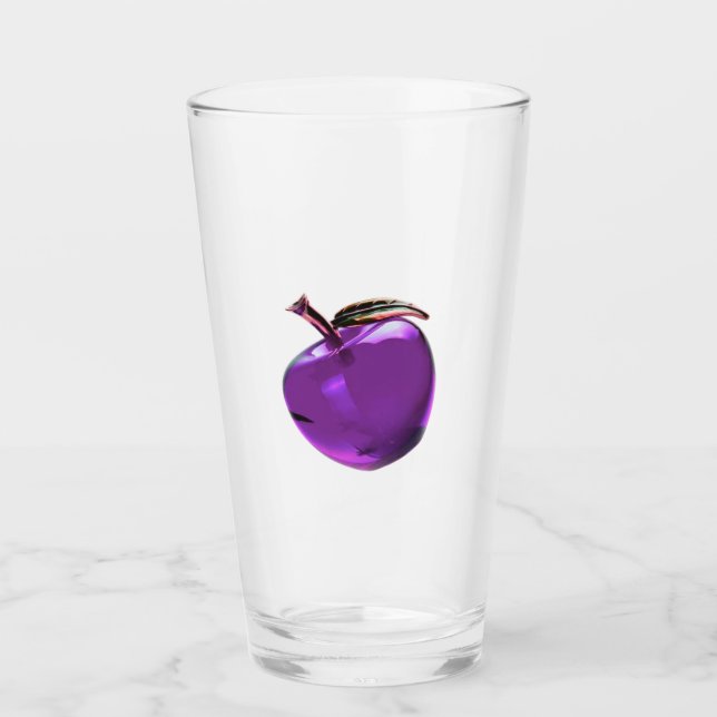 Verre pomme violet (Devant)