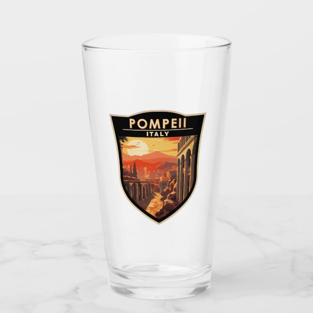 Verre Pompeii Campanie Italie Travel Art Vintage (Devant)