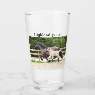Verre poney Highland