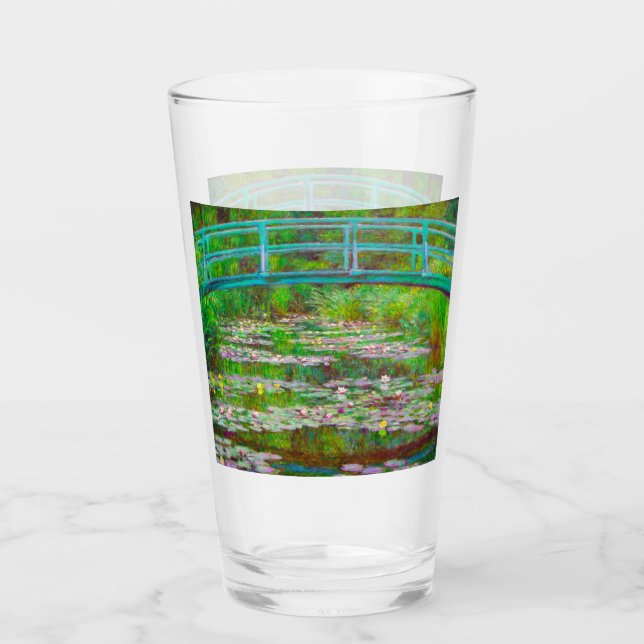 Verre Pont japonais Monet et nappes d'eau (Devant)