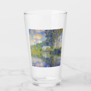 Verre Poplaires sur l'Epte (par Claude Monet)