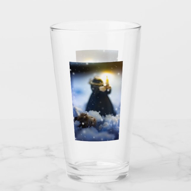 Verre Porcelaine en Neige X (Devant)