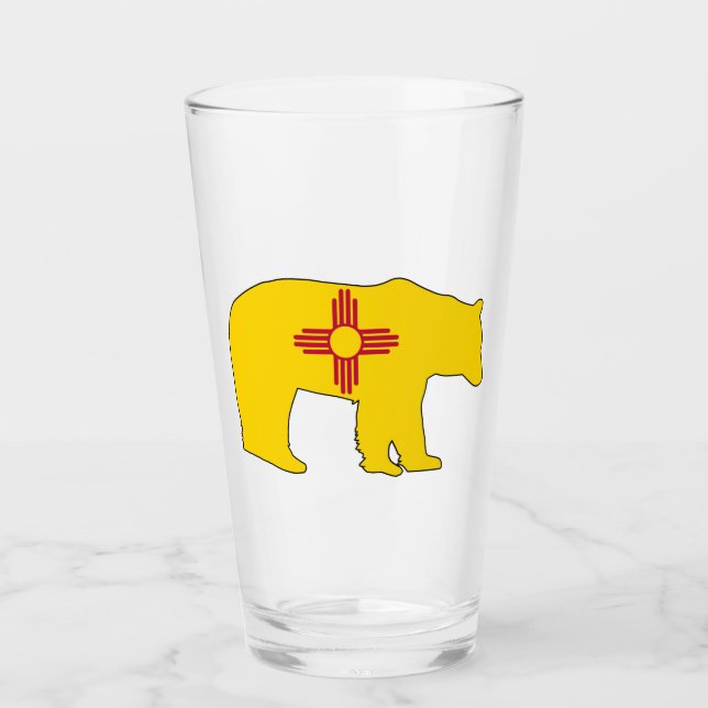 Verre Porte-drapeau du Nouveau-Mexique (Devant)
