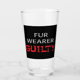 Verre Porteur de fourrure coupable