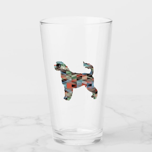 Verre Portugais Water Dog Geo Plaid (Devant)