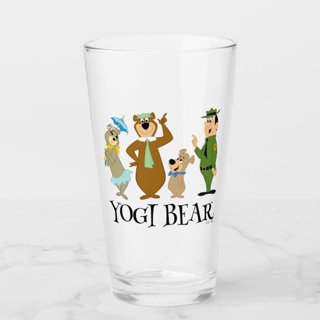 Verre Pose classique Yogi Bear and Friends (Devant)
