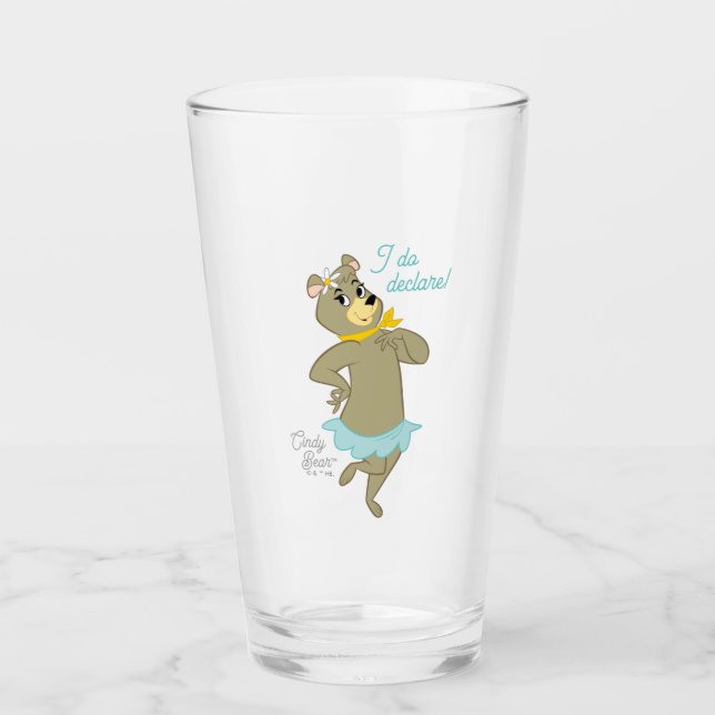 Verre Pose Joueuse de Cindy Bear (Devant)