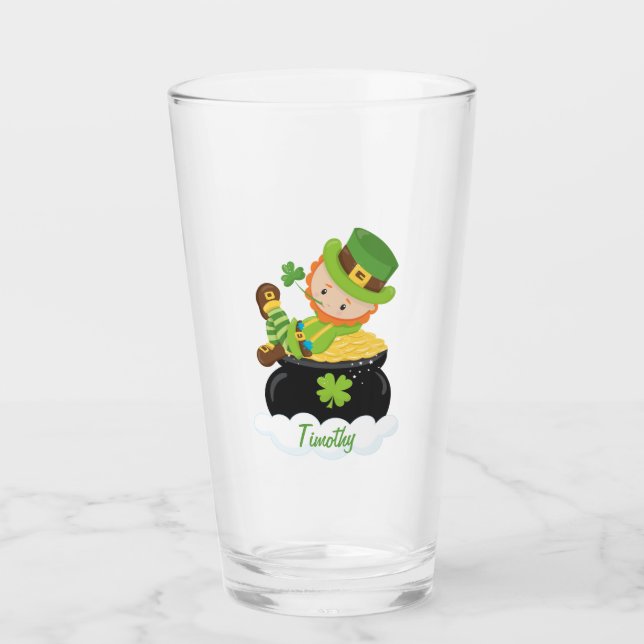 Verre Pot Leprechaun d'or (Devant)
