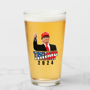 Verre Pouce en l'air Donald Trump 2024