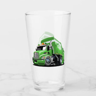 Verre pour camion à ordures de dessin