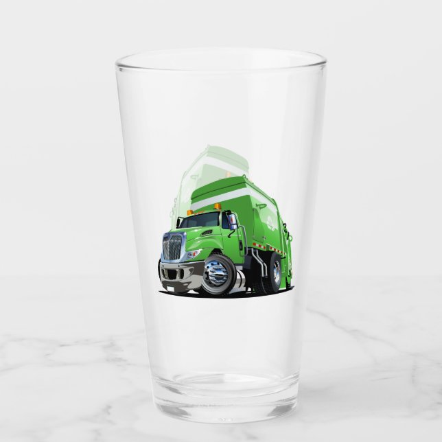 Verre pour camion à ordures de dessin (Devant)