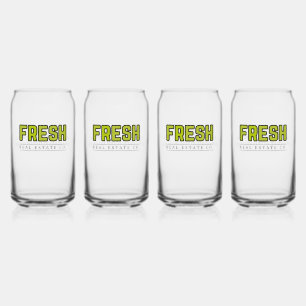Verre pour canette FRESH (ensemble de 4)