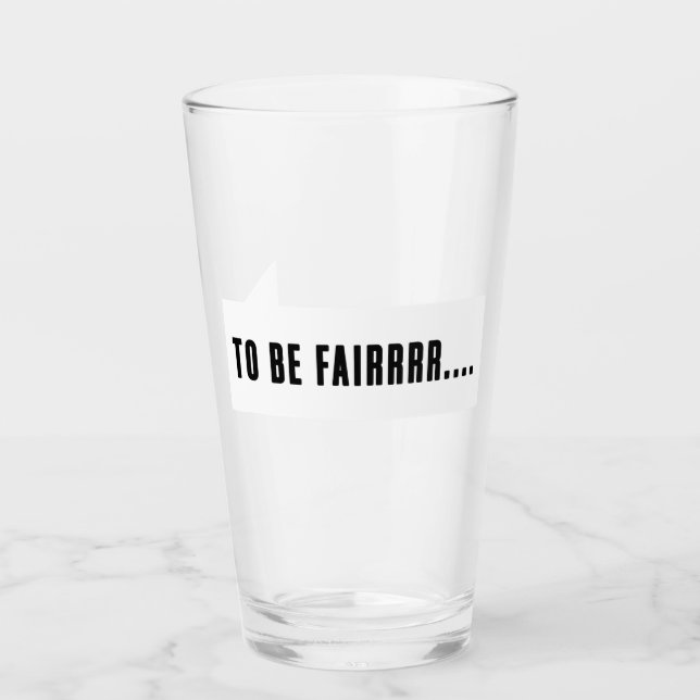 Verre pour être équitable letterkenny Glass Cup (Devant)
