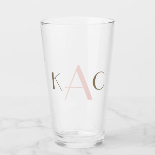 Verre Premier et dernier prénoms simples Mariage des ini