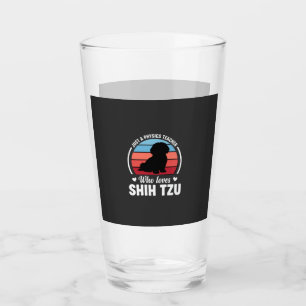 Verre Professeur de physique amateur de chien Shih Tzu