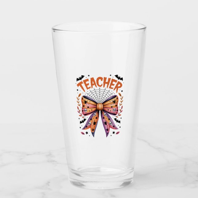 Verre Professeur Halloween épouvantable (Devant)