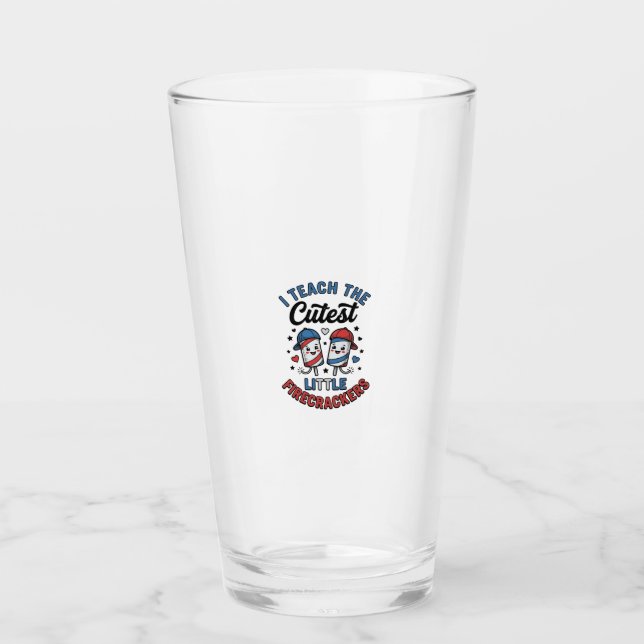 Verre Professeur Mignon Firecracker Vintage Quatre Juill (Devant)