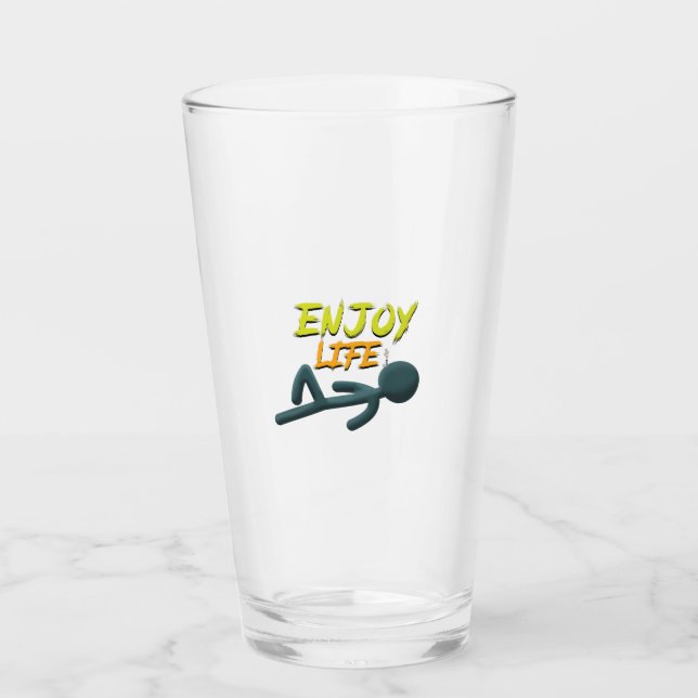 Verre Profitez de la vie (Devant)