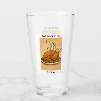Verre Profitez simplement de la dinde