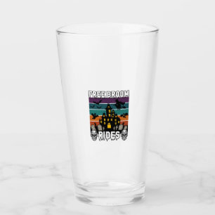 Verre Promenades en balai gratuites Halloween Maison han