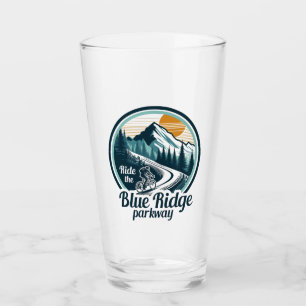 Verre Promenez-Vous À Vélo Sur La Parkway Blue Ridge