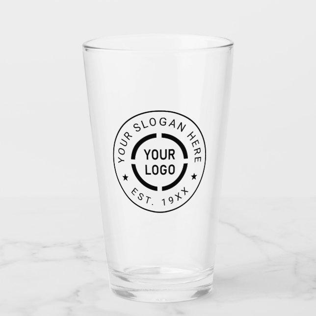 Verre promotionnel sur logo personnalisé (Devant)
