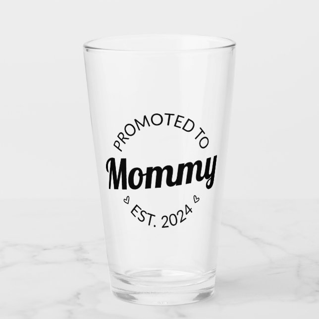 Verre Promu À Mommy Est. 2024 I (Devant)